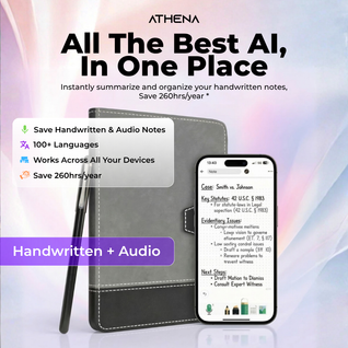 Athena Sync Smart Notebook